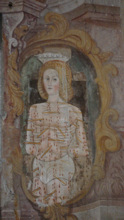 Oratorio di San Sebastiano - Affresco di S. Sebastiano Oratorio di San Sebastiano - Affresco di S. Sebastiano